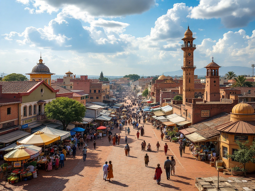Det Centrale Marked i Ouagadougou