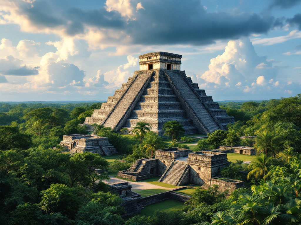 Caracol Maya-ruinerne