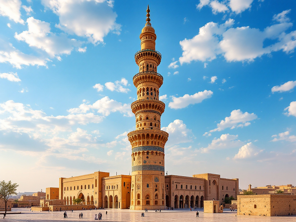 Den spiralformede minaret i Samarra