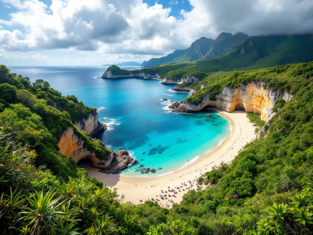 Hienghène Kalkstensklipper