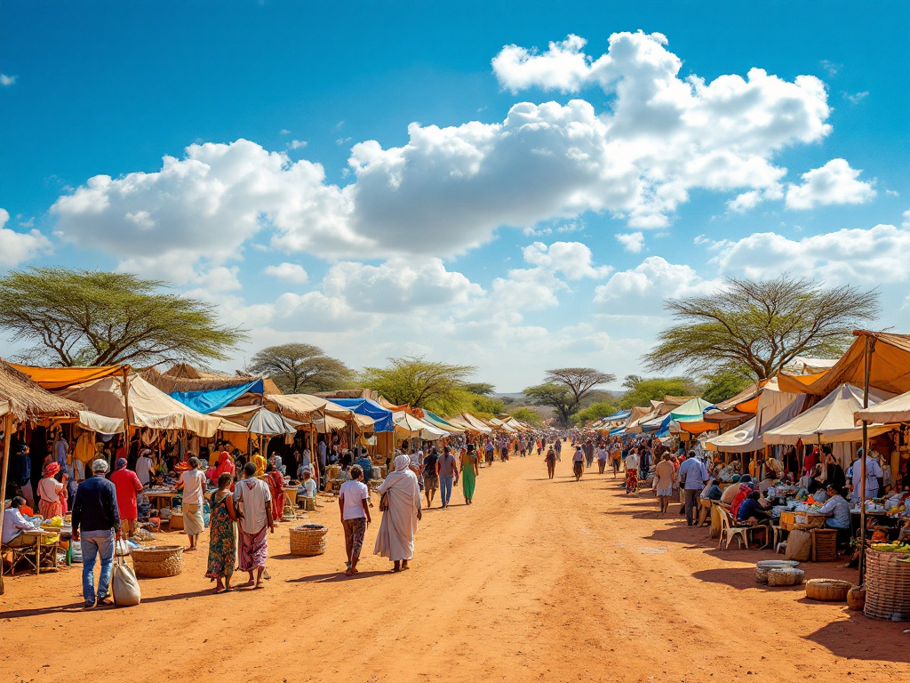 Markedet i Tillabéri