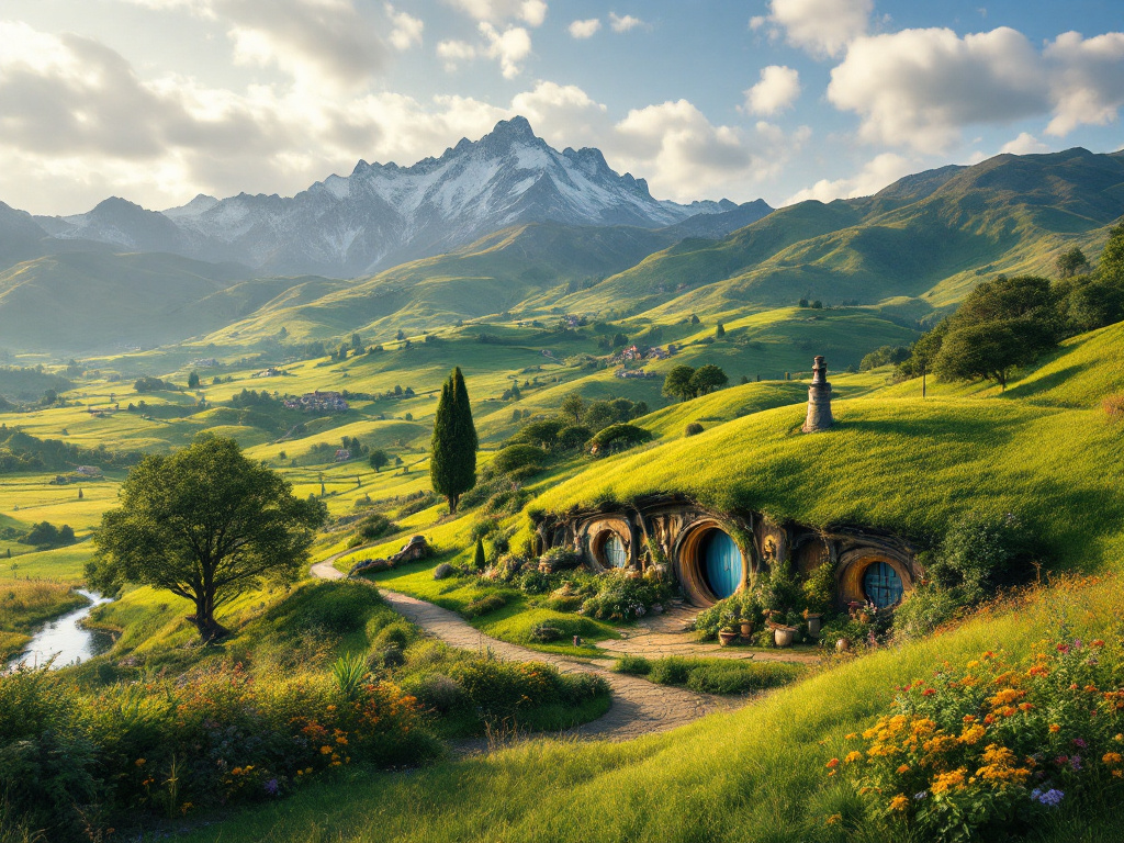 Hobbiton Filmkulisser