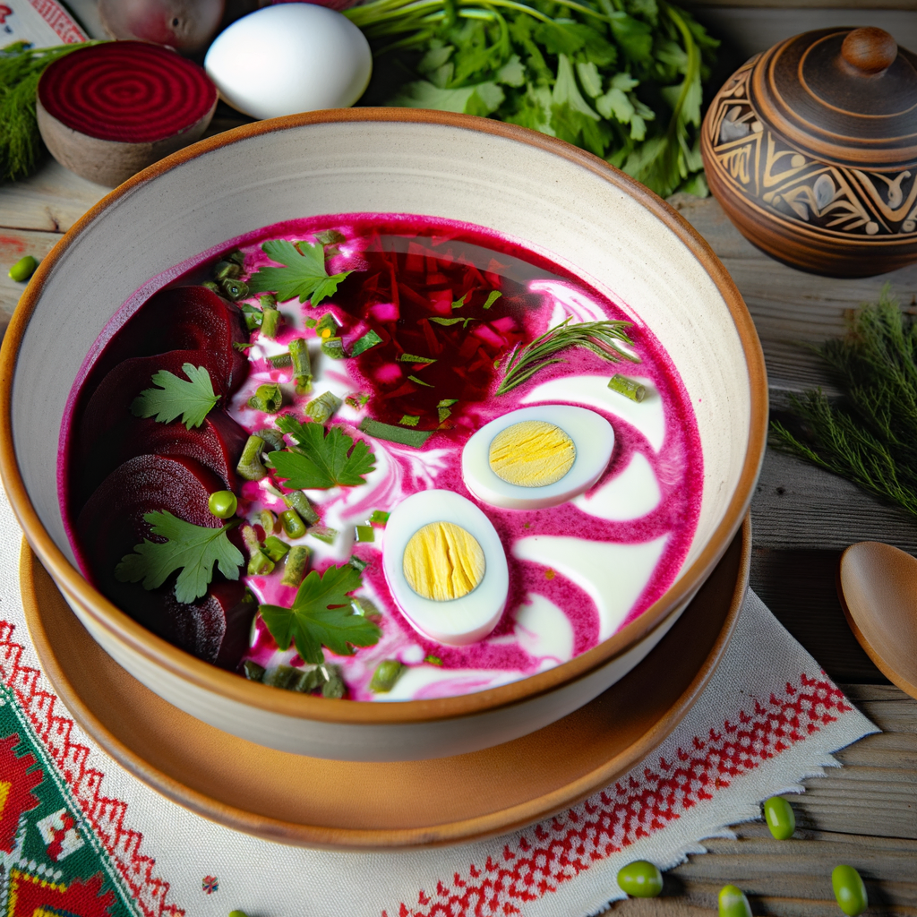 Kold rødbedesuppe (Kholodnik)
