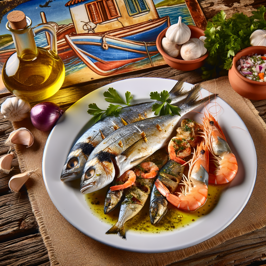 Fisk og skaldyr fra Adriaterhavet