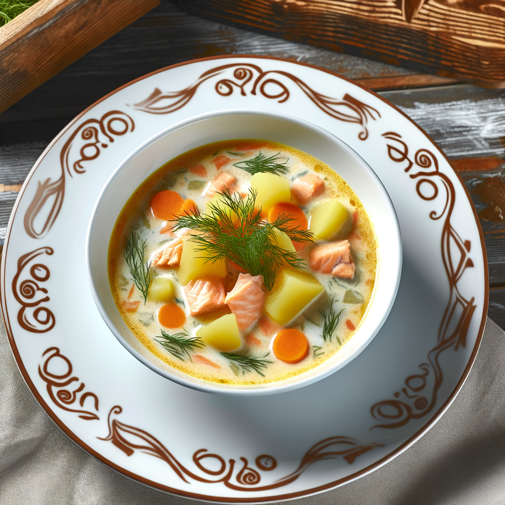 Lohikeitto (Laksesuppe)