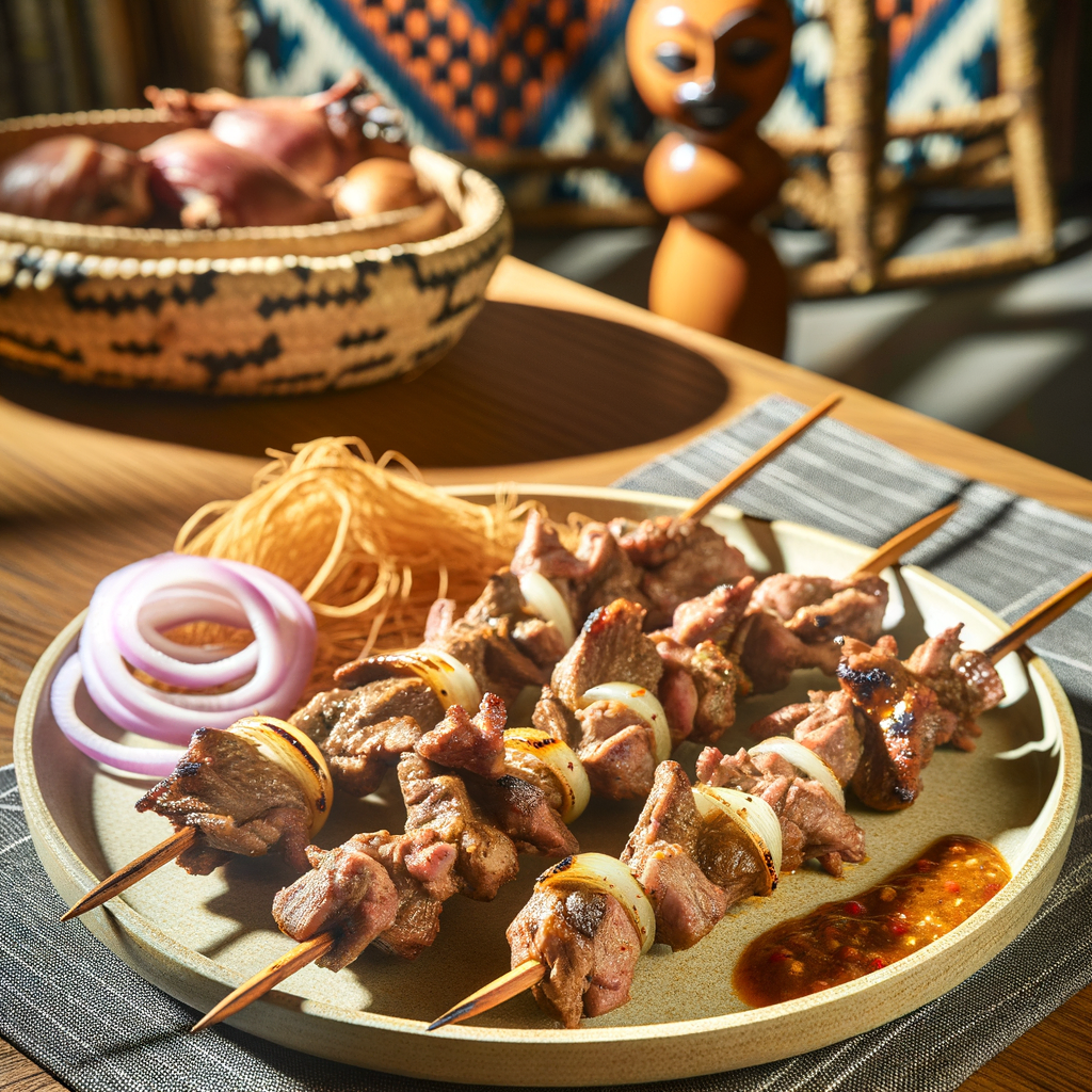 Grillet kød (Brochettes)