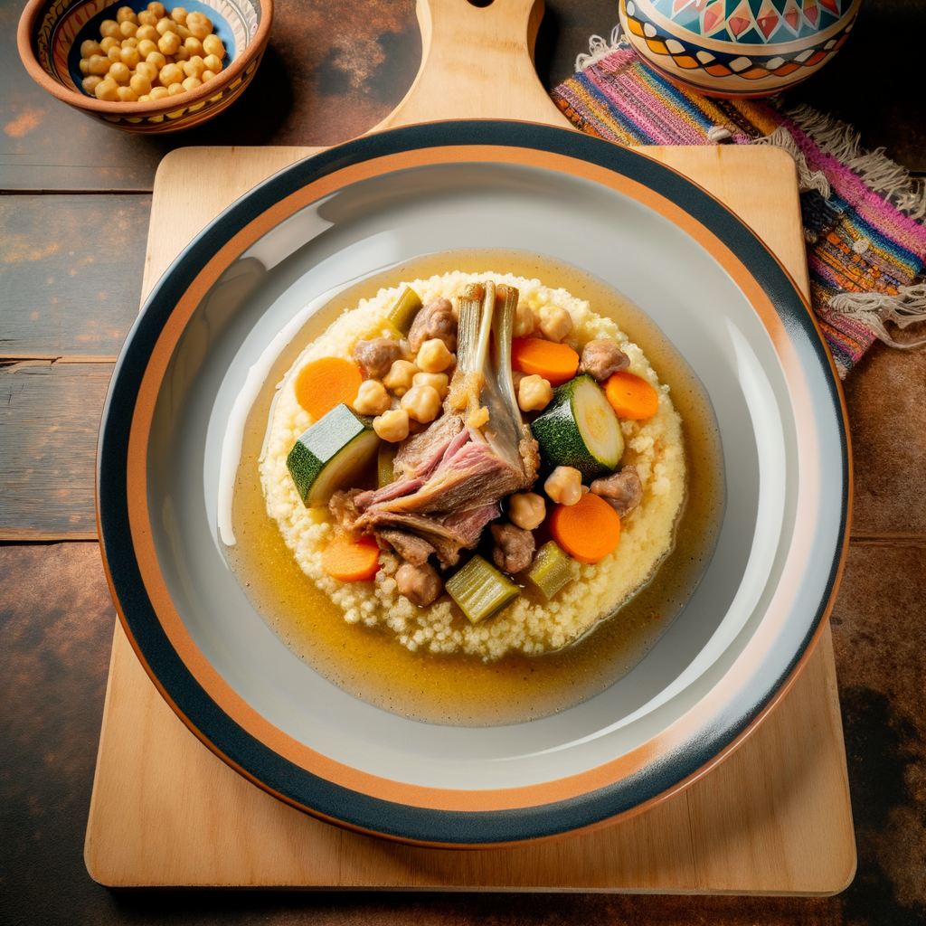 Couscous med lam og grøntsager